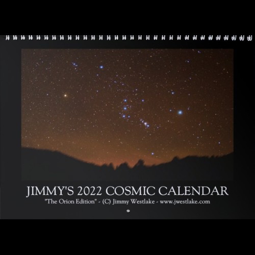 Jimmy's 2022 Cosmic Calendar - "The Orion Edition" (Mini)