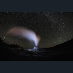 Castle Geyser Erupts