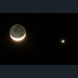 Venus and Moon in Conjunction Venus and Moon in Conjunction
