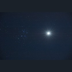 Venus and the Pleiades Venus and the Pleiades