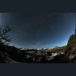 Orion and Company Over Sneffels Wilderness